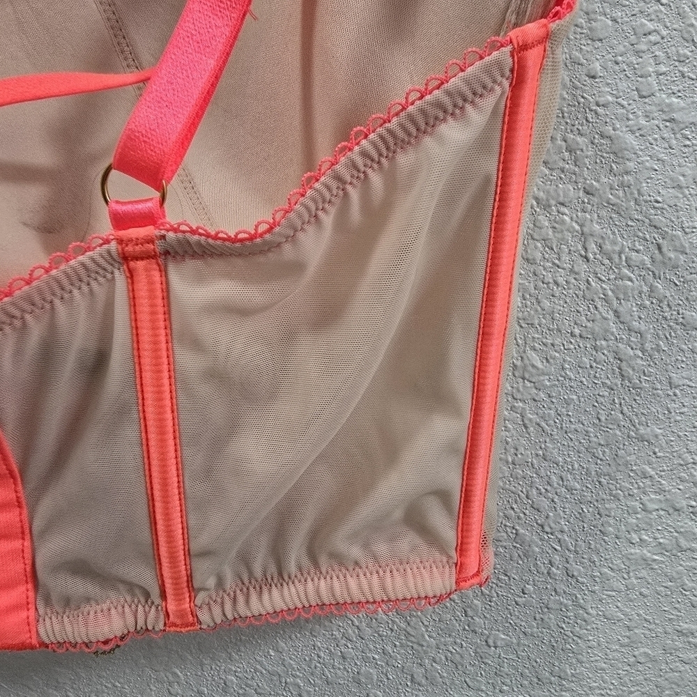 Victoria's Secret Bra Dream Angels Lightly-Lined Hert- Embrifery Size 34DD - Picture 13 of 15
